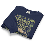 Frog Mode French Bulldog Unisex Garment-dyed Sweatshirt .