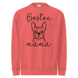 Boston Mama Mode Garment-Dyed Sweatshirt . Watermelon
