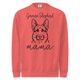 German Shepherd Mama Mode Garment-dyed Sweatshirt . Watermelon