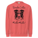 Border Collie Mama Mode Garment-dyed Sweatshirt . Watermelon