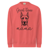 Great Dane Mama Mode Garment-dyed Sweatshirt . Watermelon