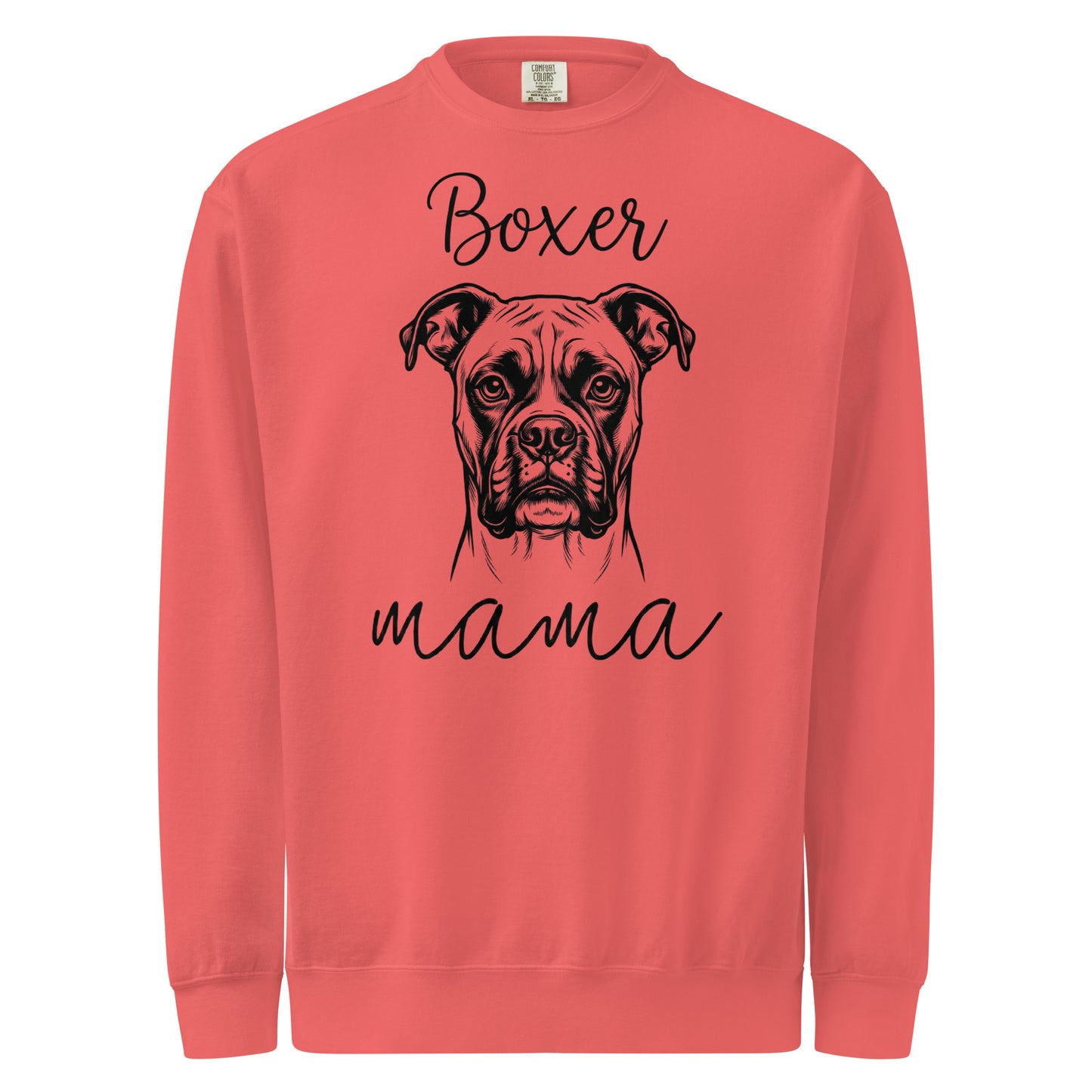 Boxer Mama Mode Garment-dyed Sweatshirt . Watermelon