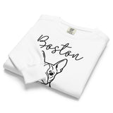 Boston Daddy Mode Garment-Dyed Sweatshirt .