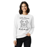 Golden Retriever Mama Mode Garment-dyed Sweatshirt .