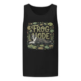 Frog Mode Boston Terrier Dog Unisex Garment-dyed Tank Top .