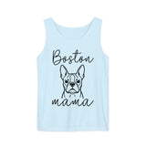 Boston Mama Mode Garment-Dyed Tank Top . Chambray