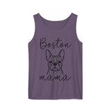 Boston Mama Mode Garment-Dyed Tank Top . Grape