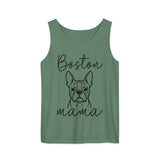 Boston Mama Mode Garment-Dyed Tank Top . Light Green
