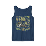 Frog Mode Boston Terrier Dog Unisex Garment-dyed Tank Top . True Navy