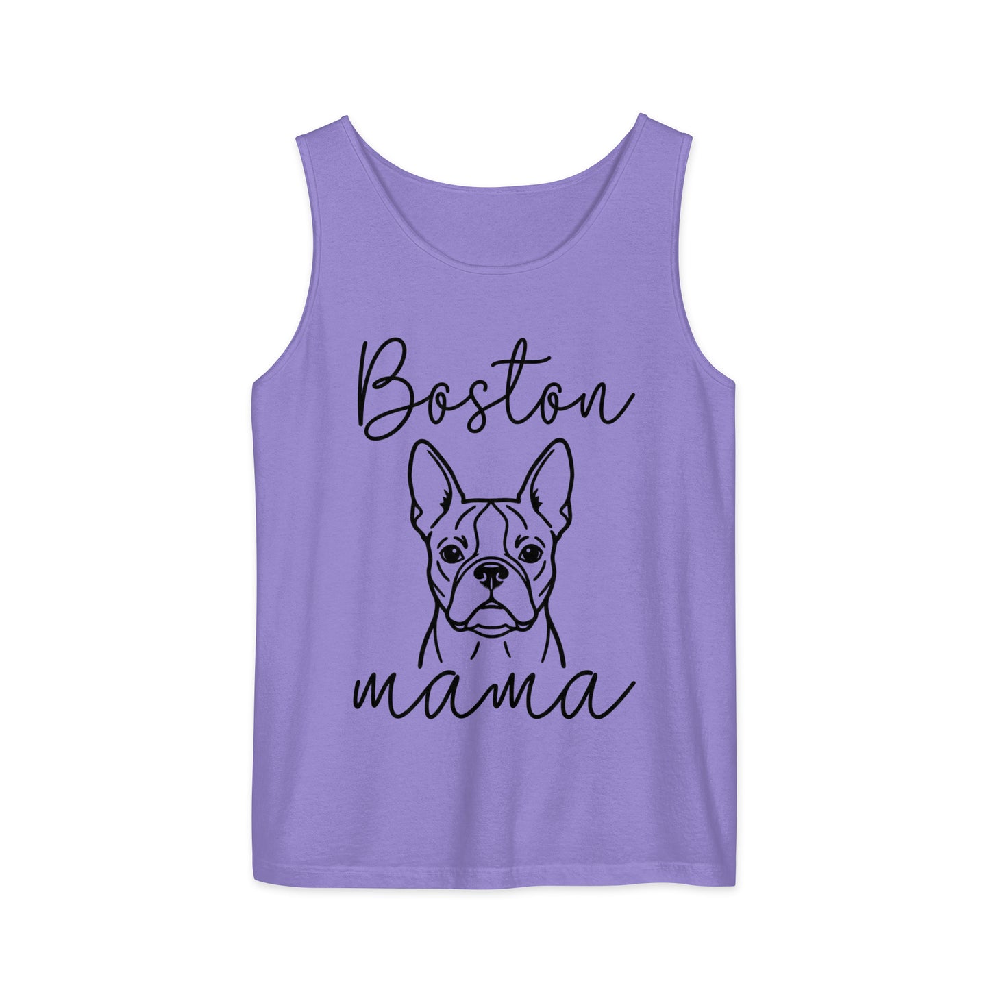 Boston Mama Mode Garment-Dyed Tank Top . Violet