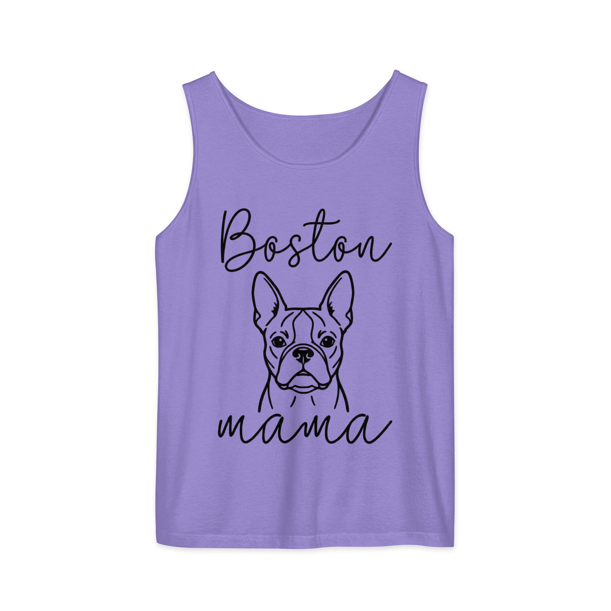 Boston Mama Mode Garment-Dyed Tank Top . Violet