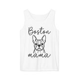 Boston Mama Mode Garment-Dyed Tank Top . White