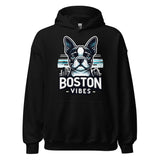 Boston Terrier Vibes Unisex Hoodie