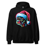 Bright Boston Holiday - Santa Pup Style Unisex Hoodie