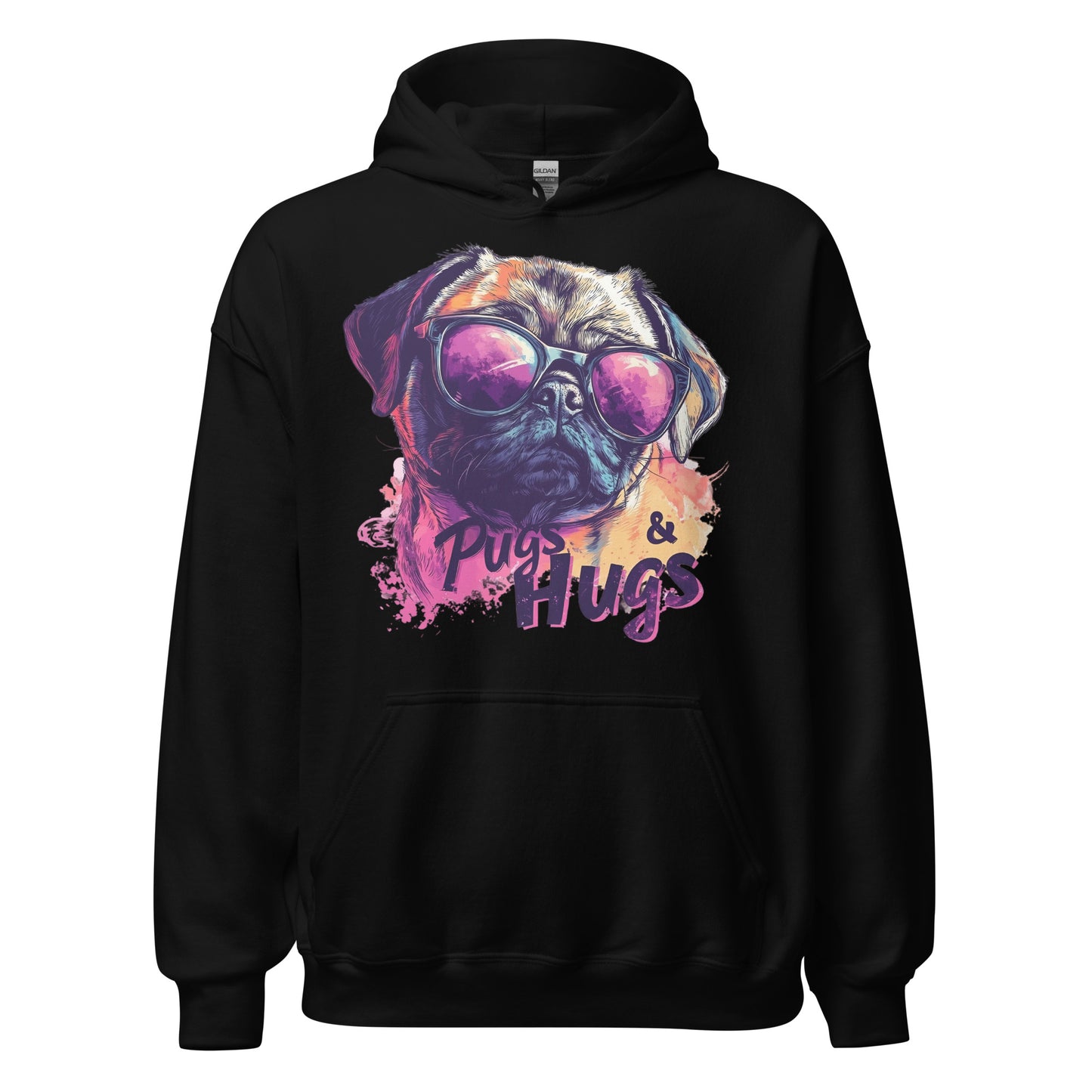 Pugs & Hugs Unisex Hoodie