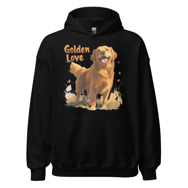 Golden Retriever Love Unisex Hoodie