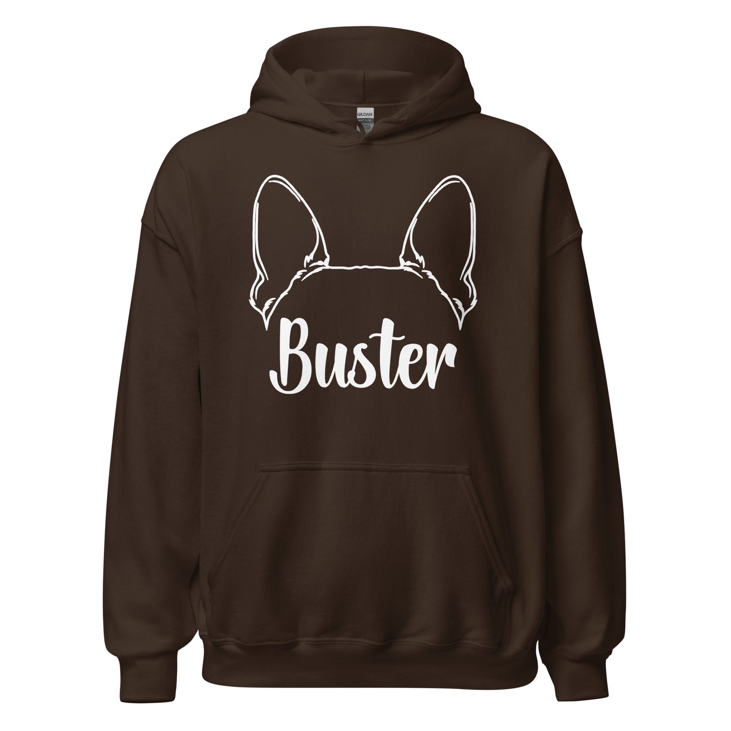 Big Ears With Boston Terrier Name - Custom Unisex Hoodie