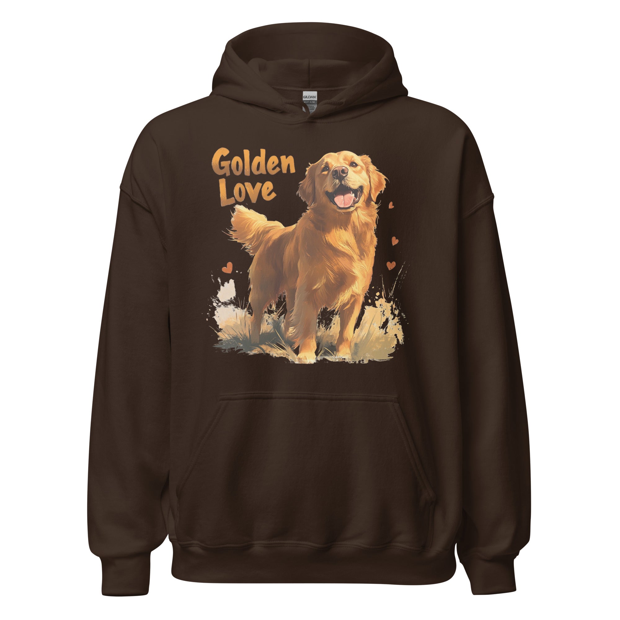 Golden Retriever Love Unisex Hoodie