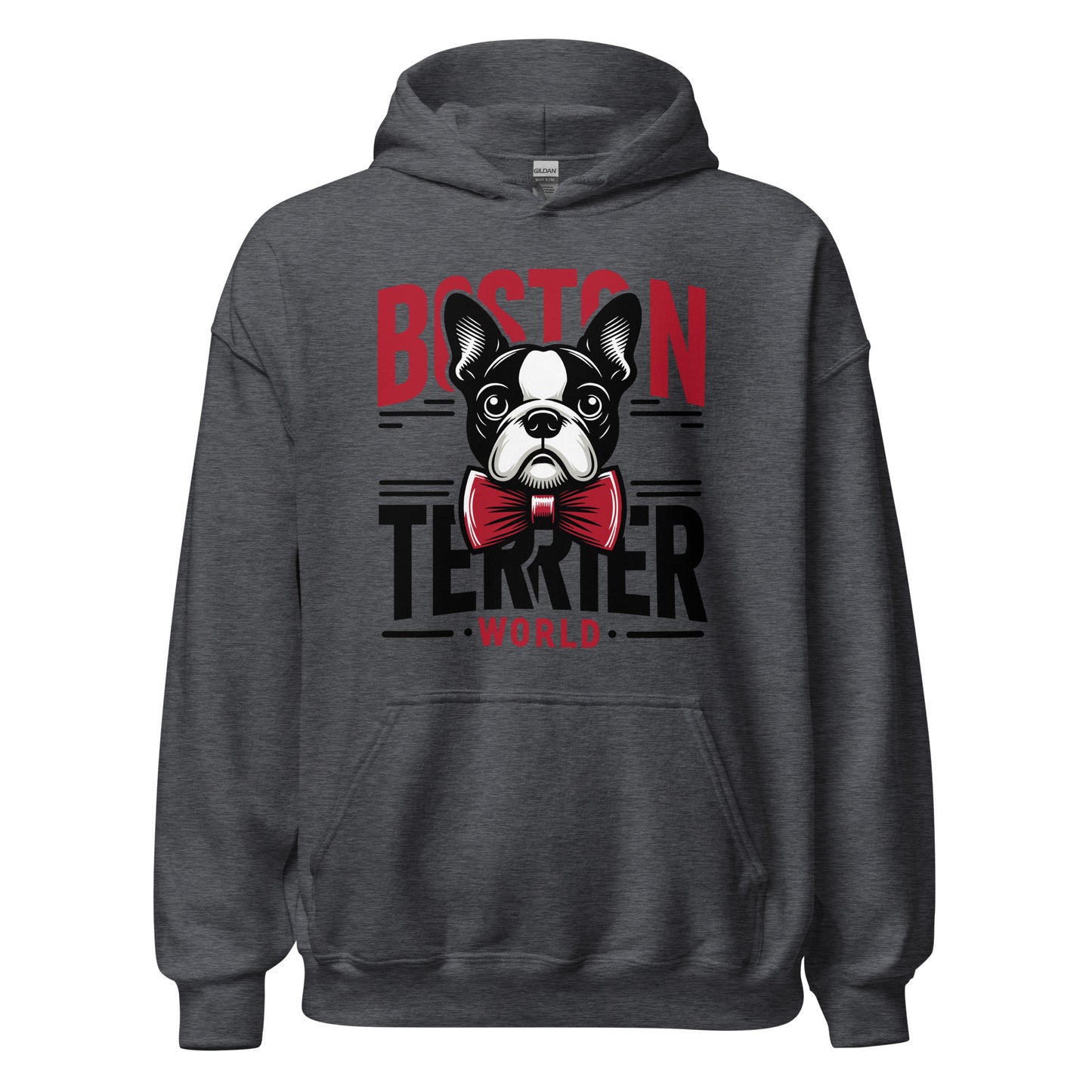 Boston Terrier World Unisex Hoodie