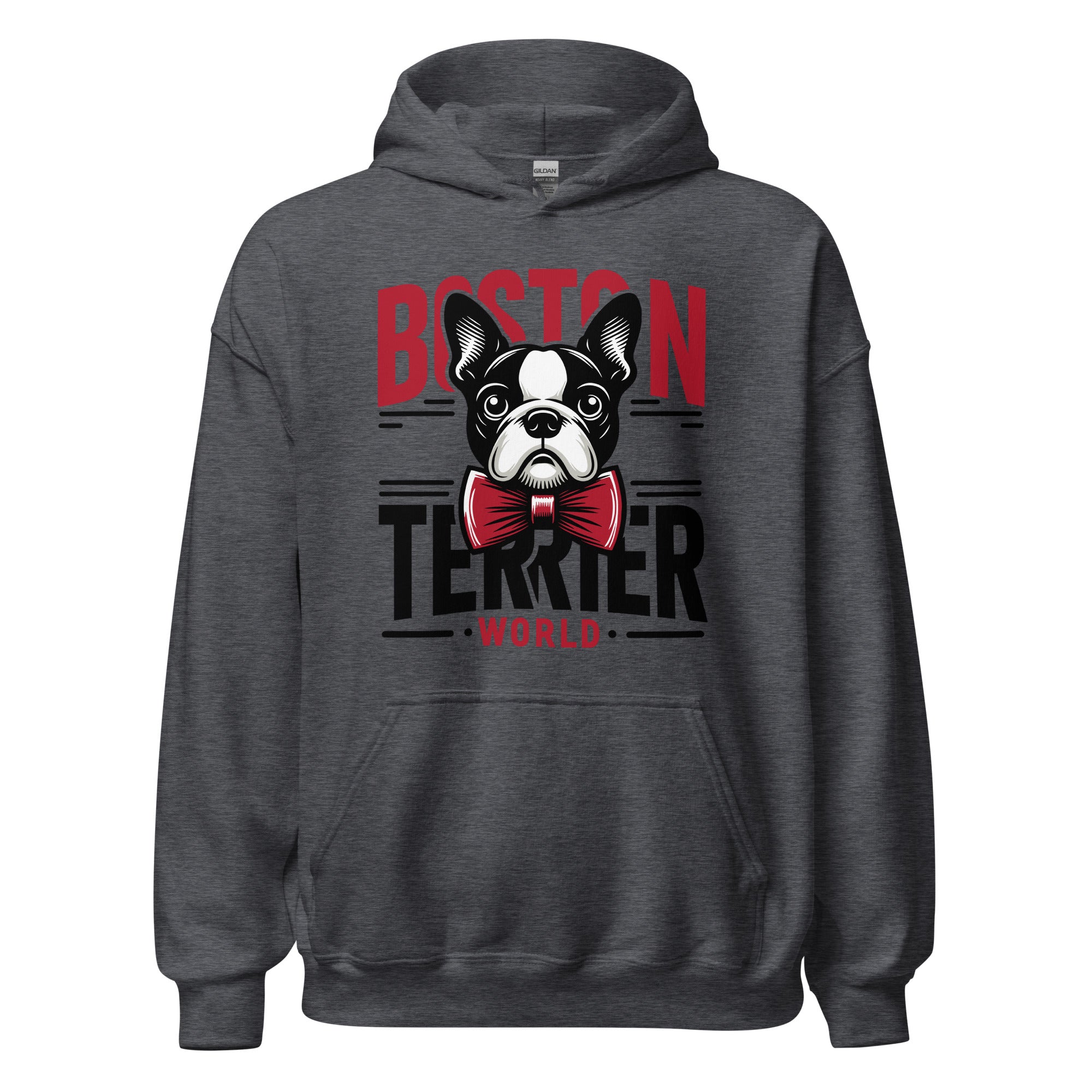 Boston Terrier World Unisex Hoodie