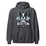 Boston Terrier Vibes Unisex Hoodie