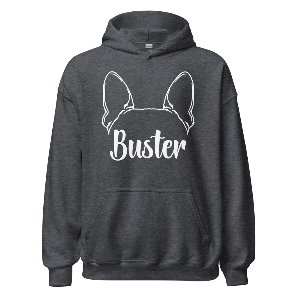 Big Ears With Boston Terrier Name - Custom Unisex Hoodie