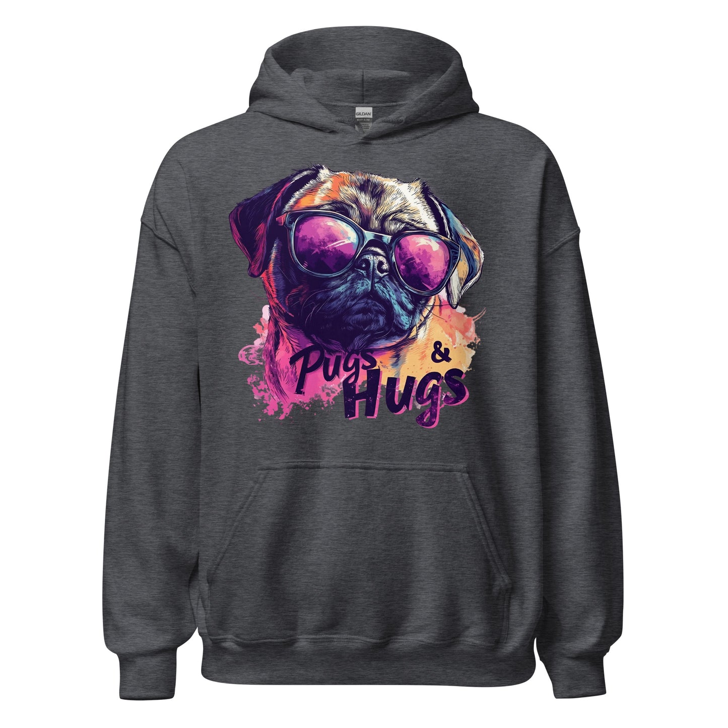 Pugs & Hugs Unisex Hoodie