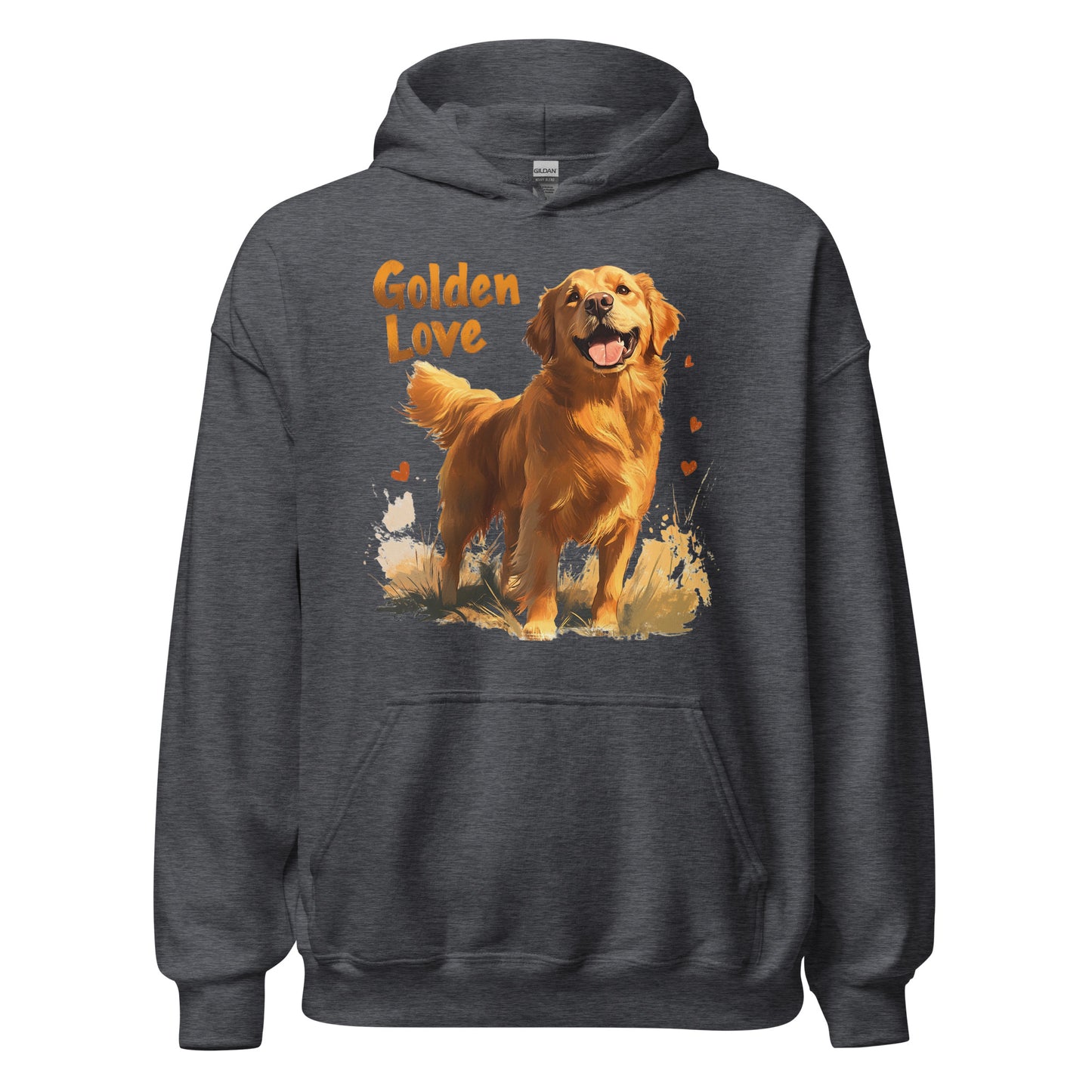 Golden Retriever Love Unisex Hoodie