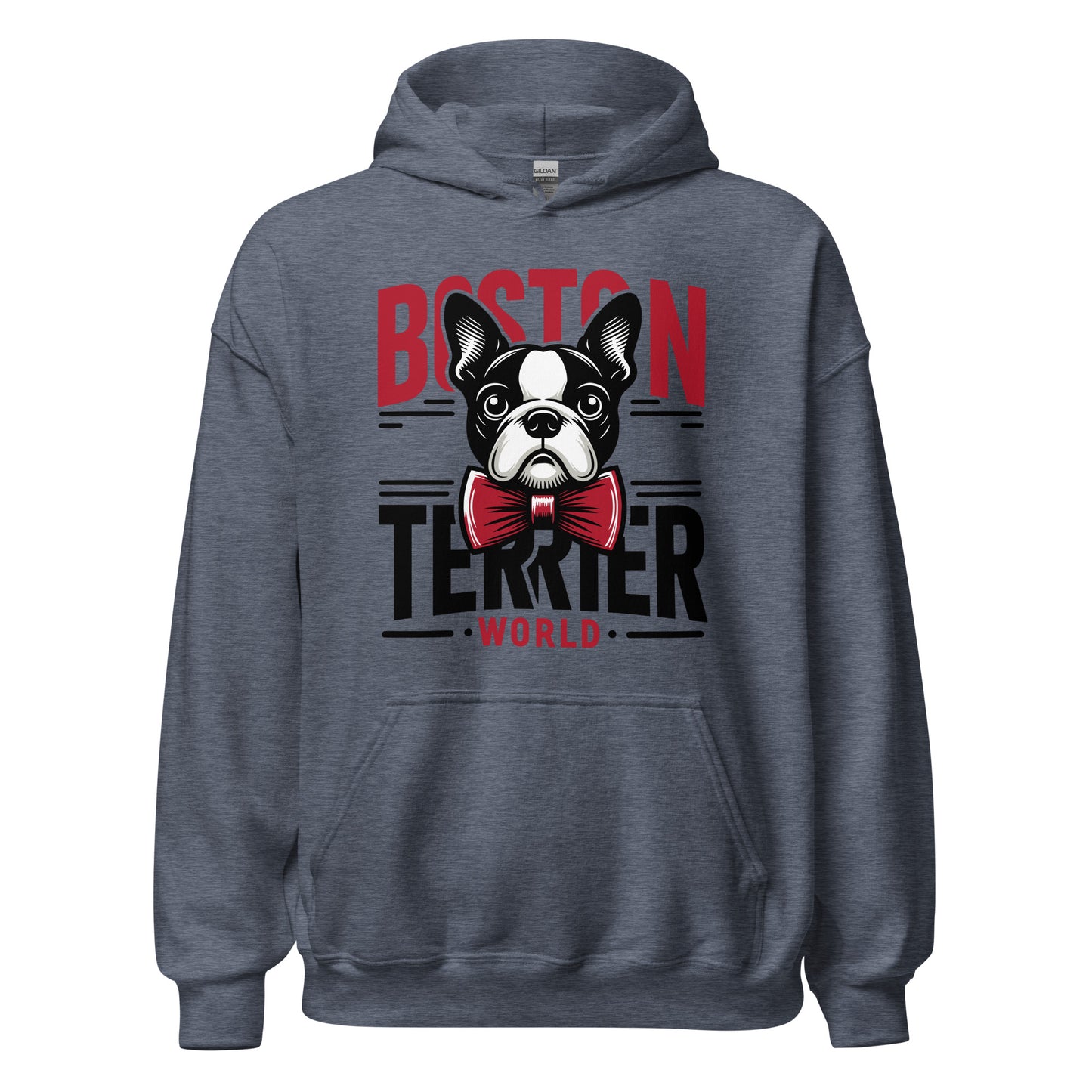 Boston Terrier World Unisex Hoodie