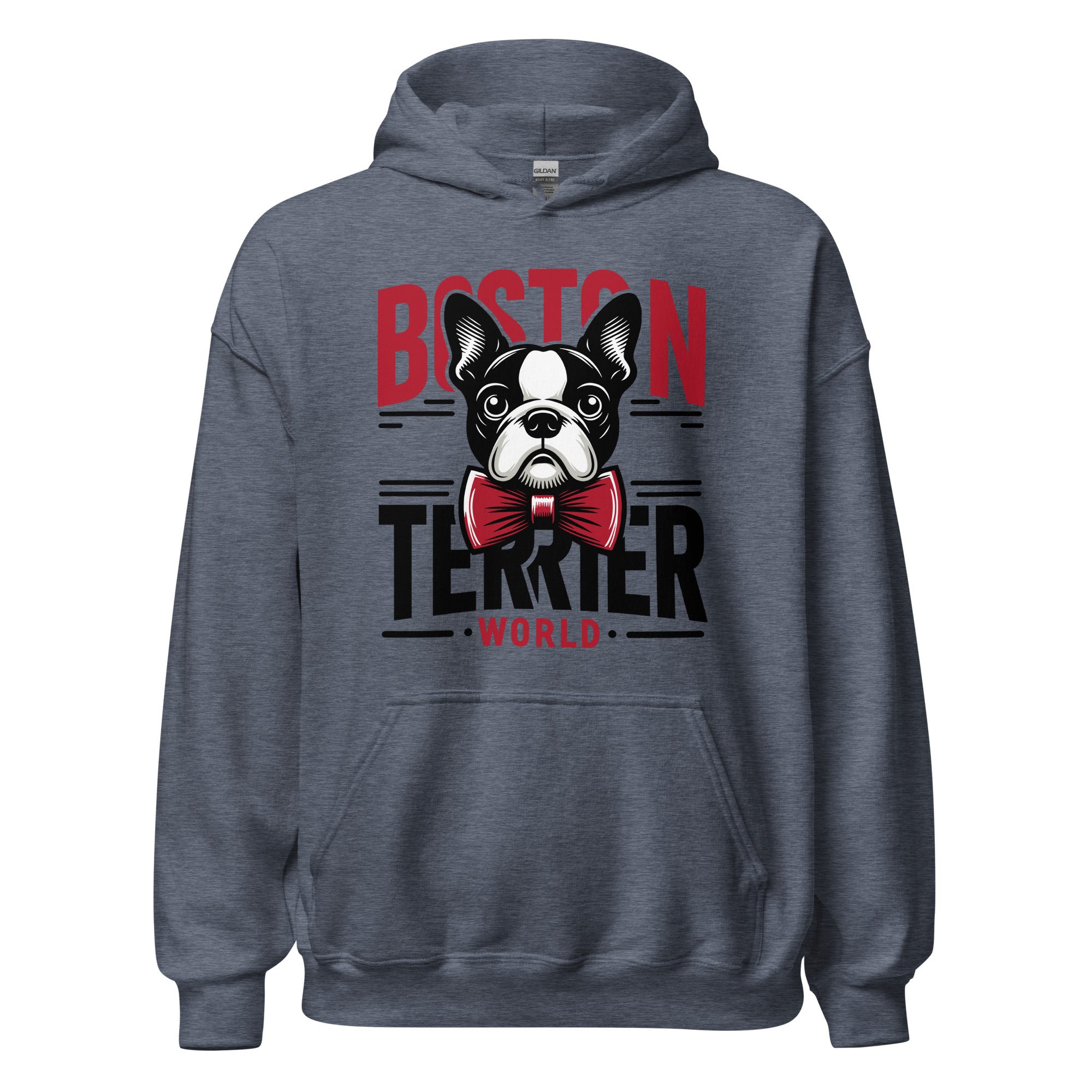 Boston Terrier World Unisex Hoodie