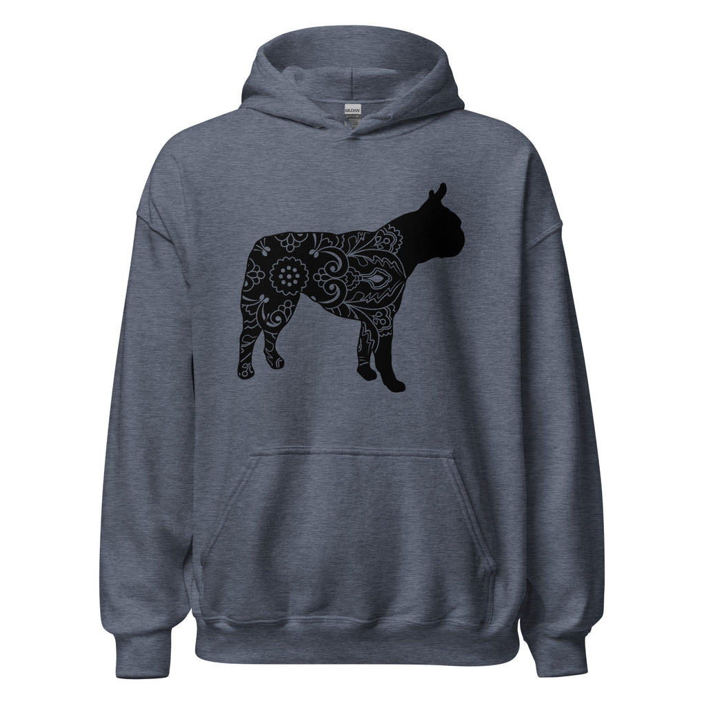 Mandala Boston Terrier Unisex Hoodie