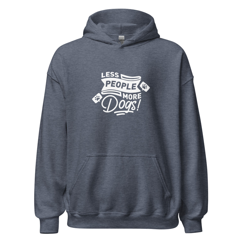 Less People More Dogs Unisex Hoodie