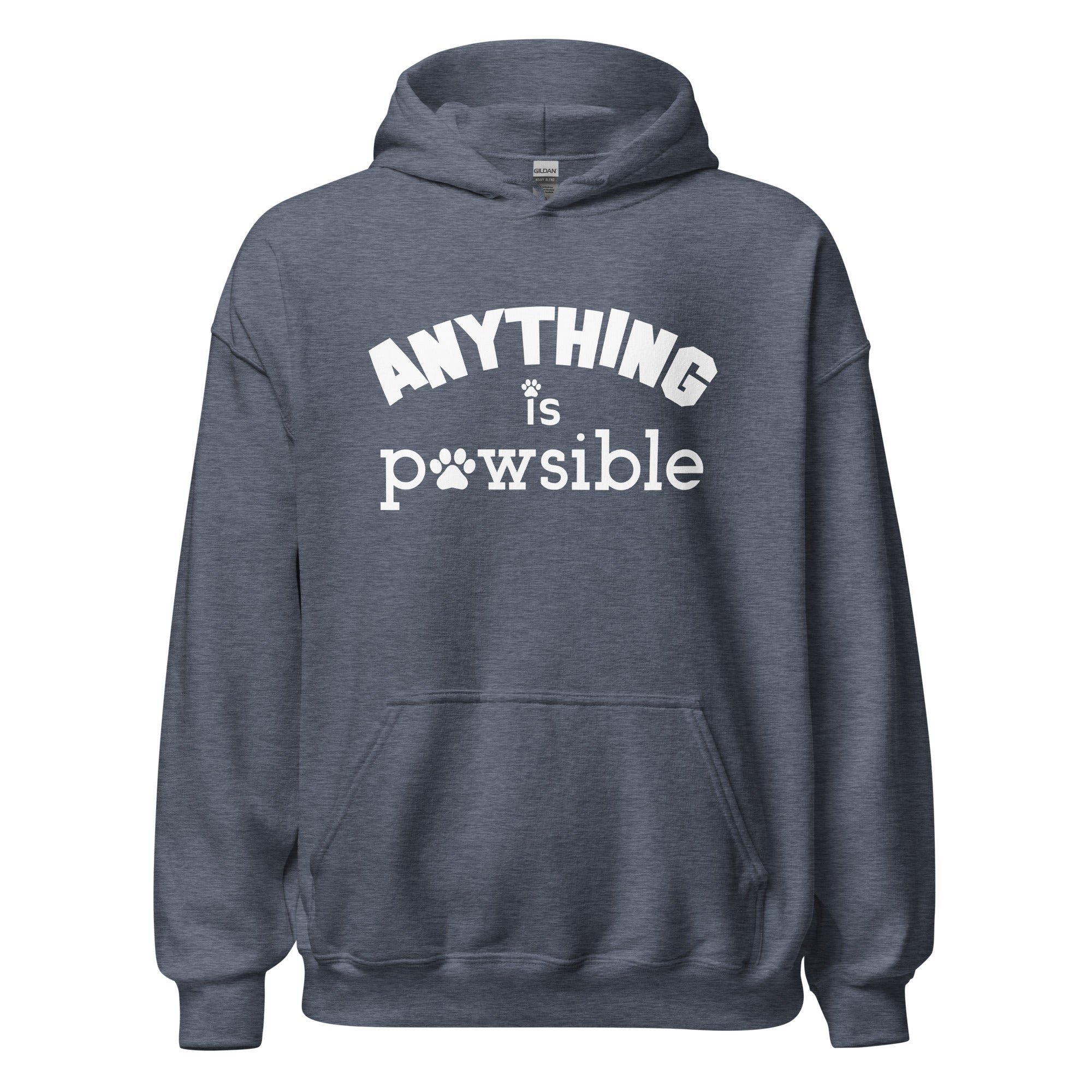 Anything Is Pawsible Unisex Hoodie