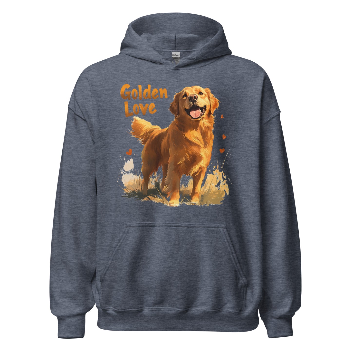 Golden Retriever Love Unisex Hoodie