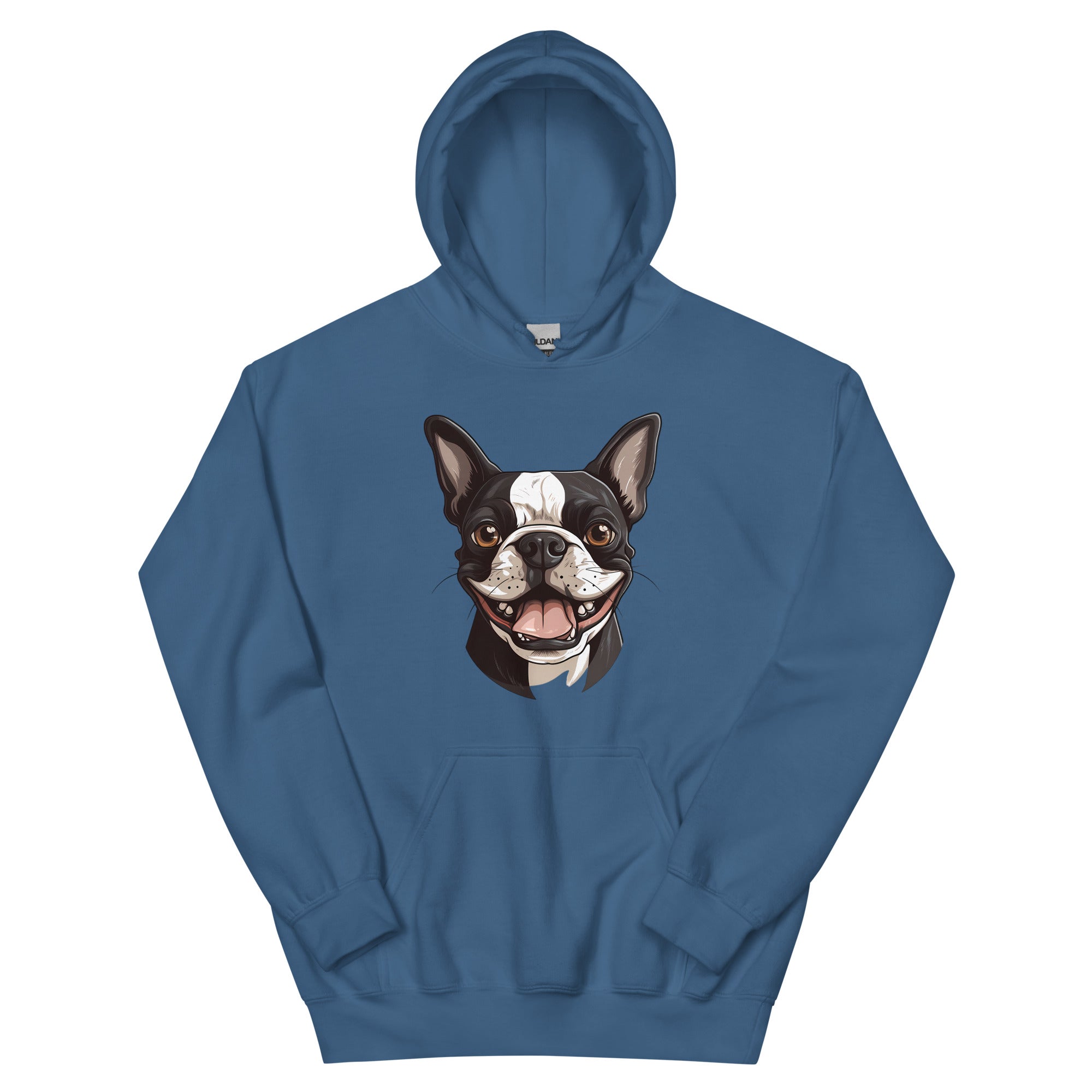 Smiling Boston Terrier Hoodie
