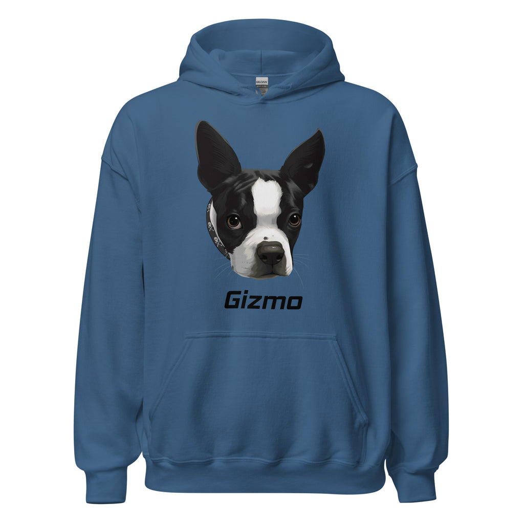 Custom Boston Terrier Dog Unisex Hoodie