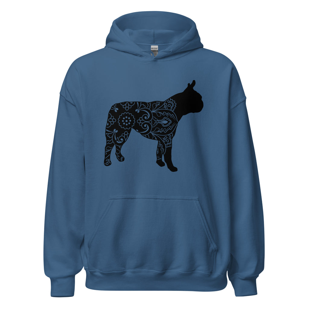 Mandala Boston Terrier Unisex Hoodie