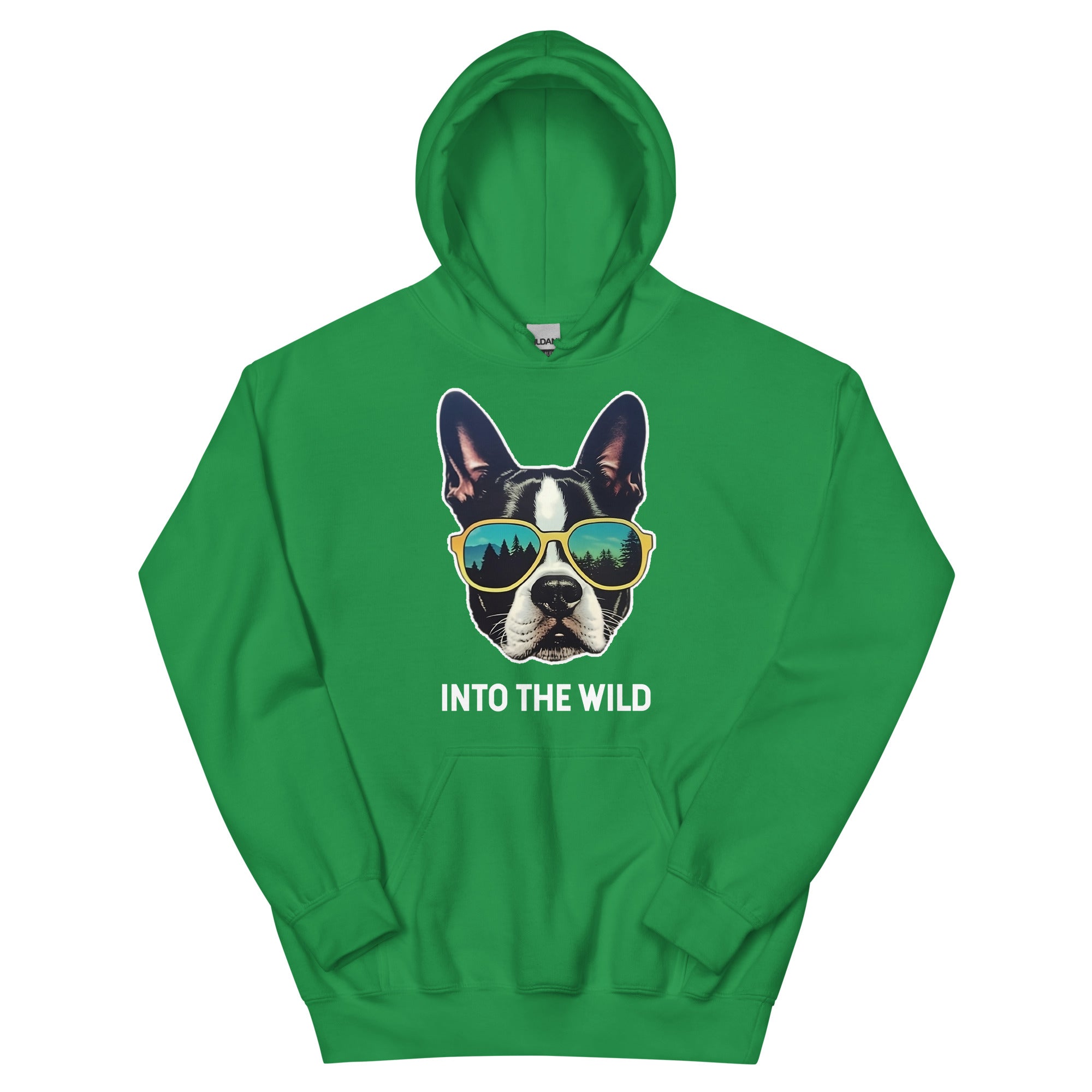 Into The Wild Boston Terrier Unisex Hoodie