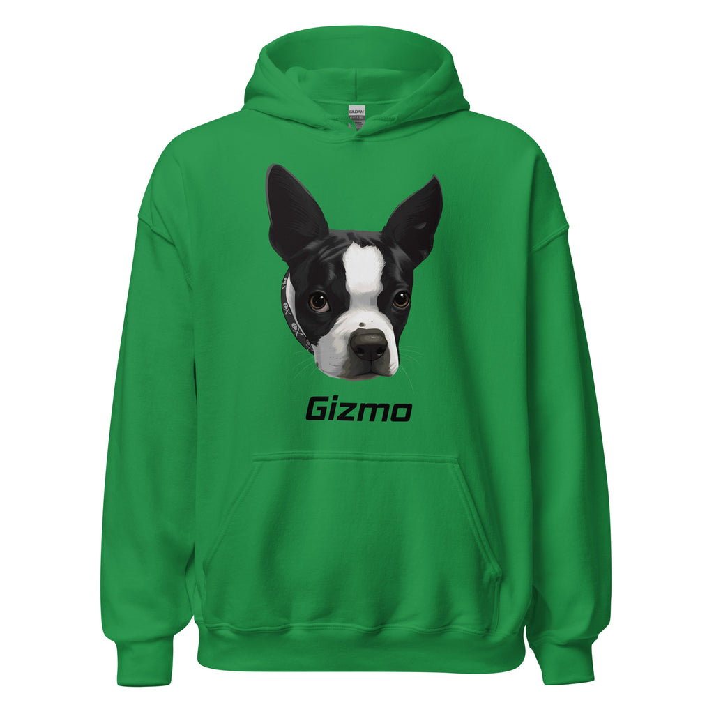 Custom Boston Terrier Dog Unisex Hoodie