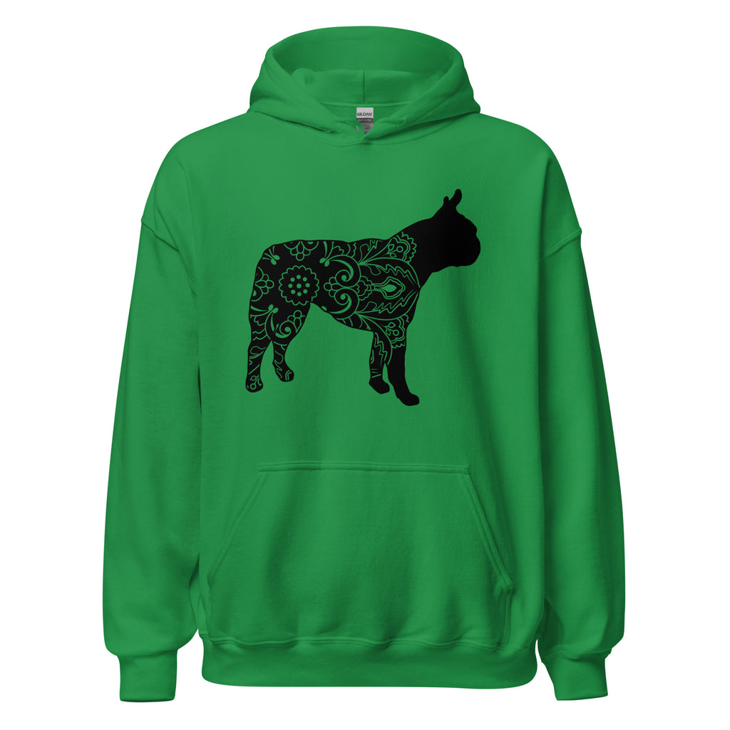 Mandala Boston Terrier Unisex Hoodie