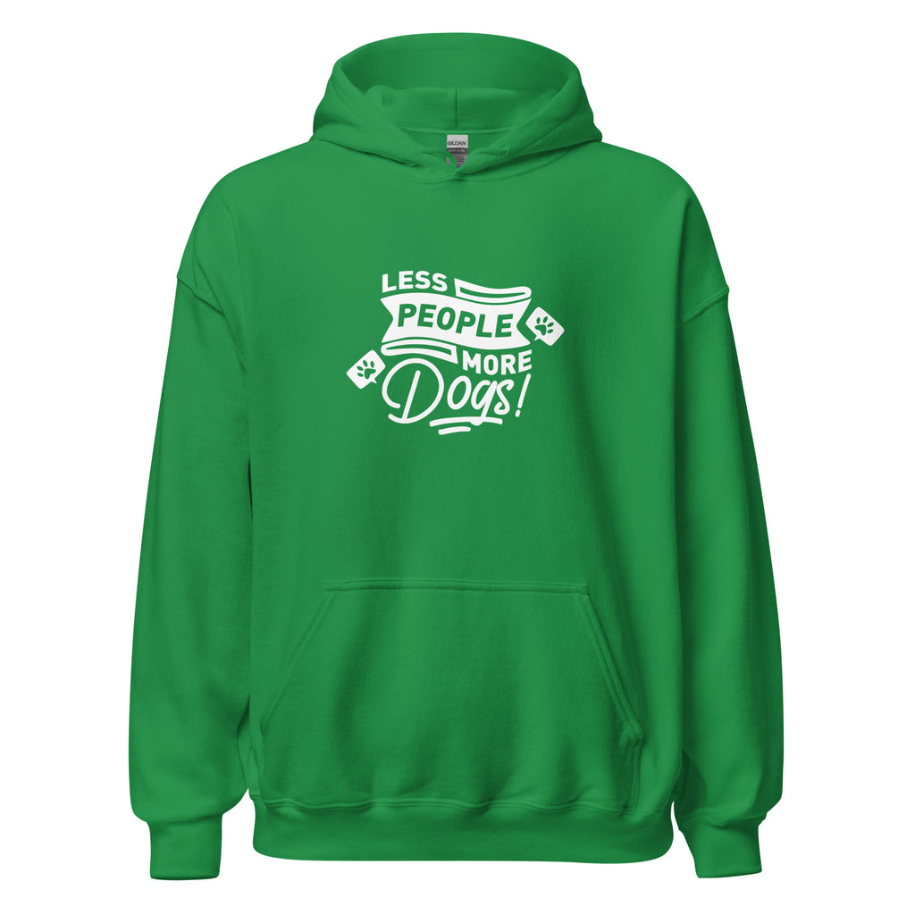 Less People More Dogs Unisex Hoodie