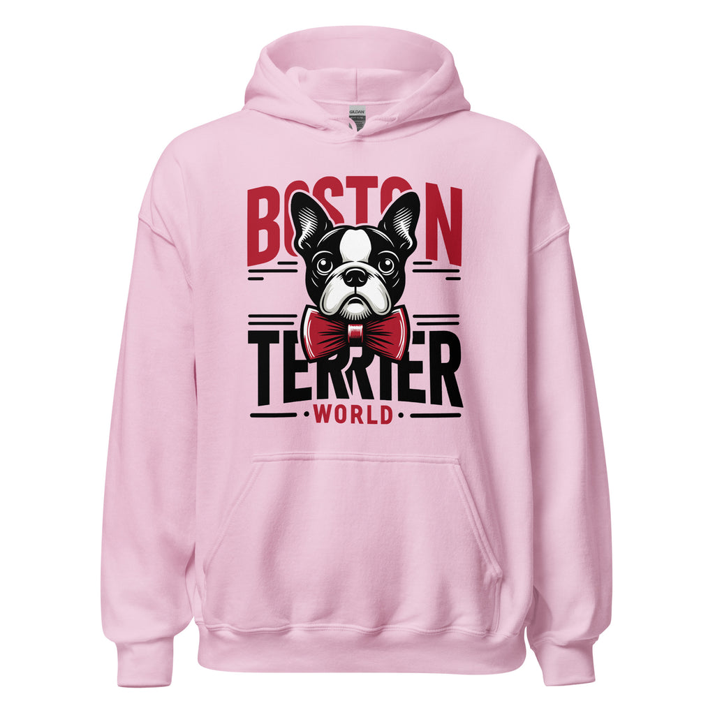 Boston Terrier World Unisex Hoodie