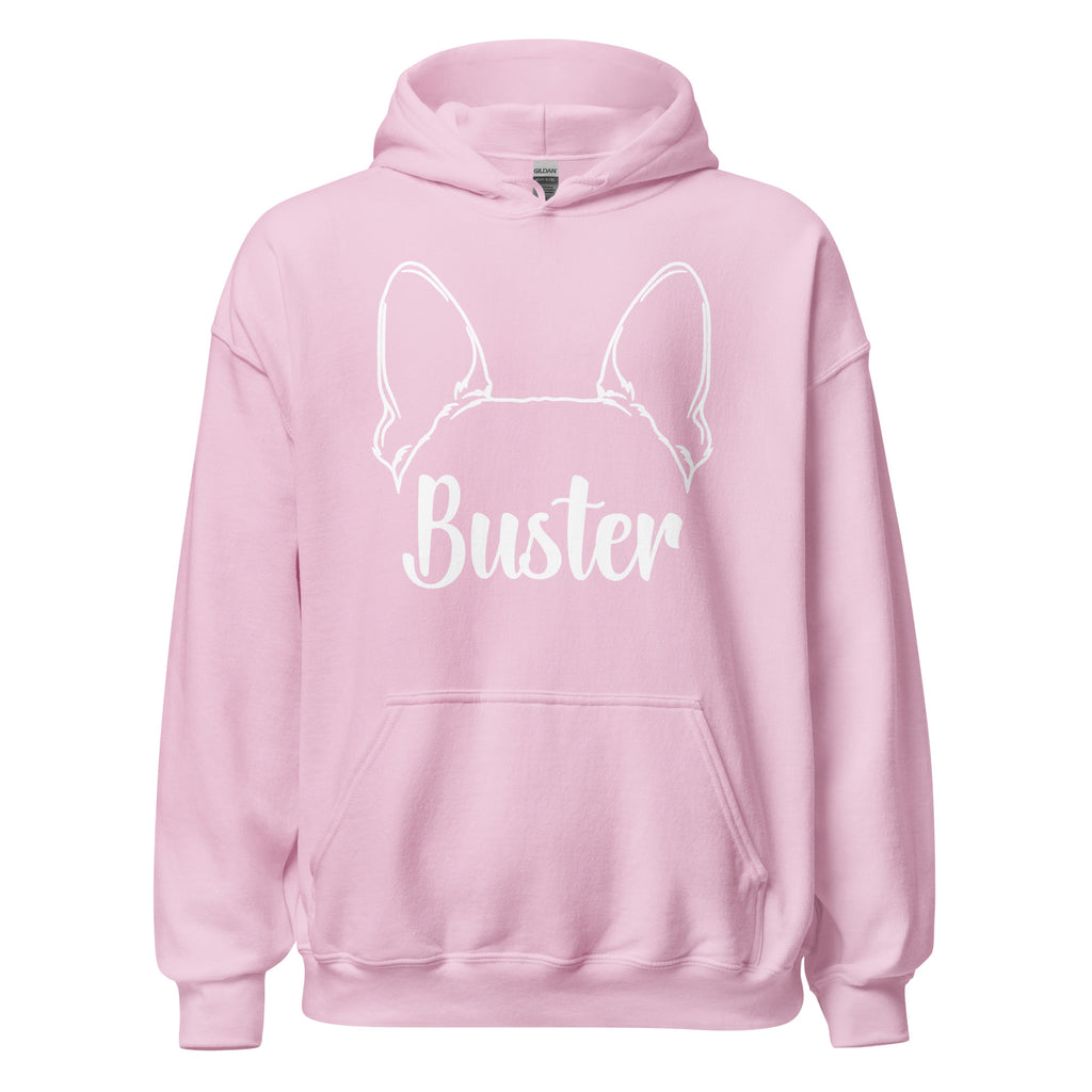 Big Ears With Boston Terrier Name - Custom Unisex Hoodie