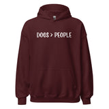 Dogs Are Greater Than People Unisex Hoodie