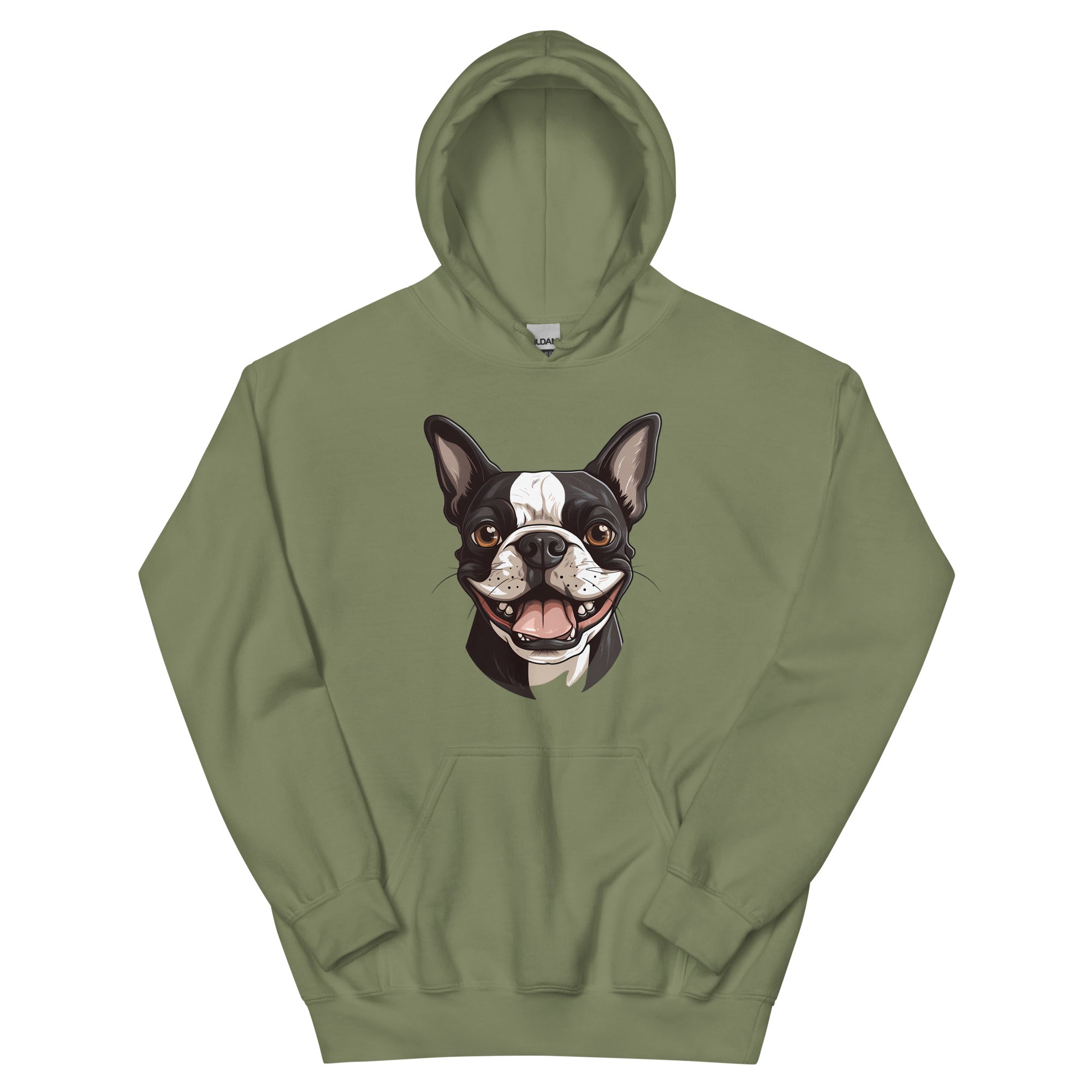 Smiling Boston Terrier Hoodie