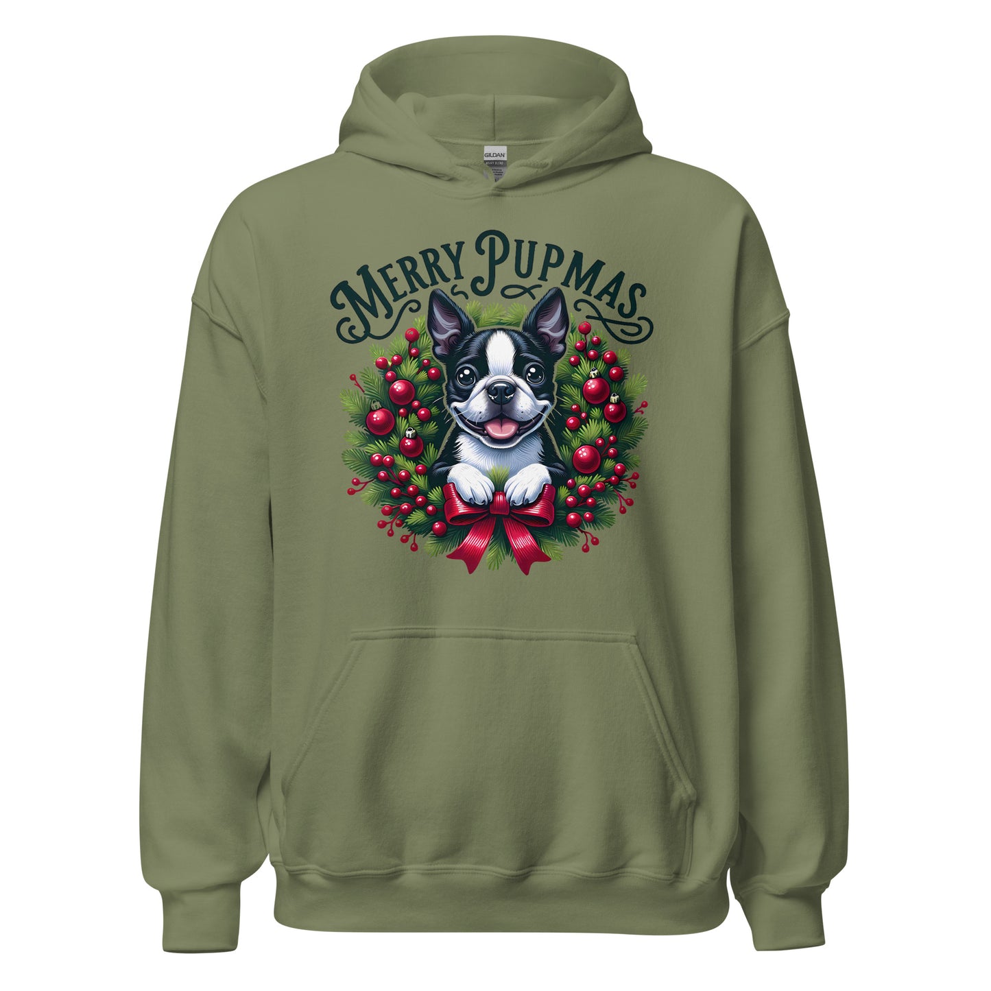 Merry Pupmas Unisex Hoodie