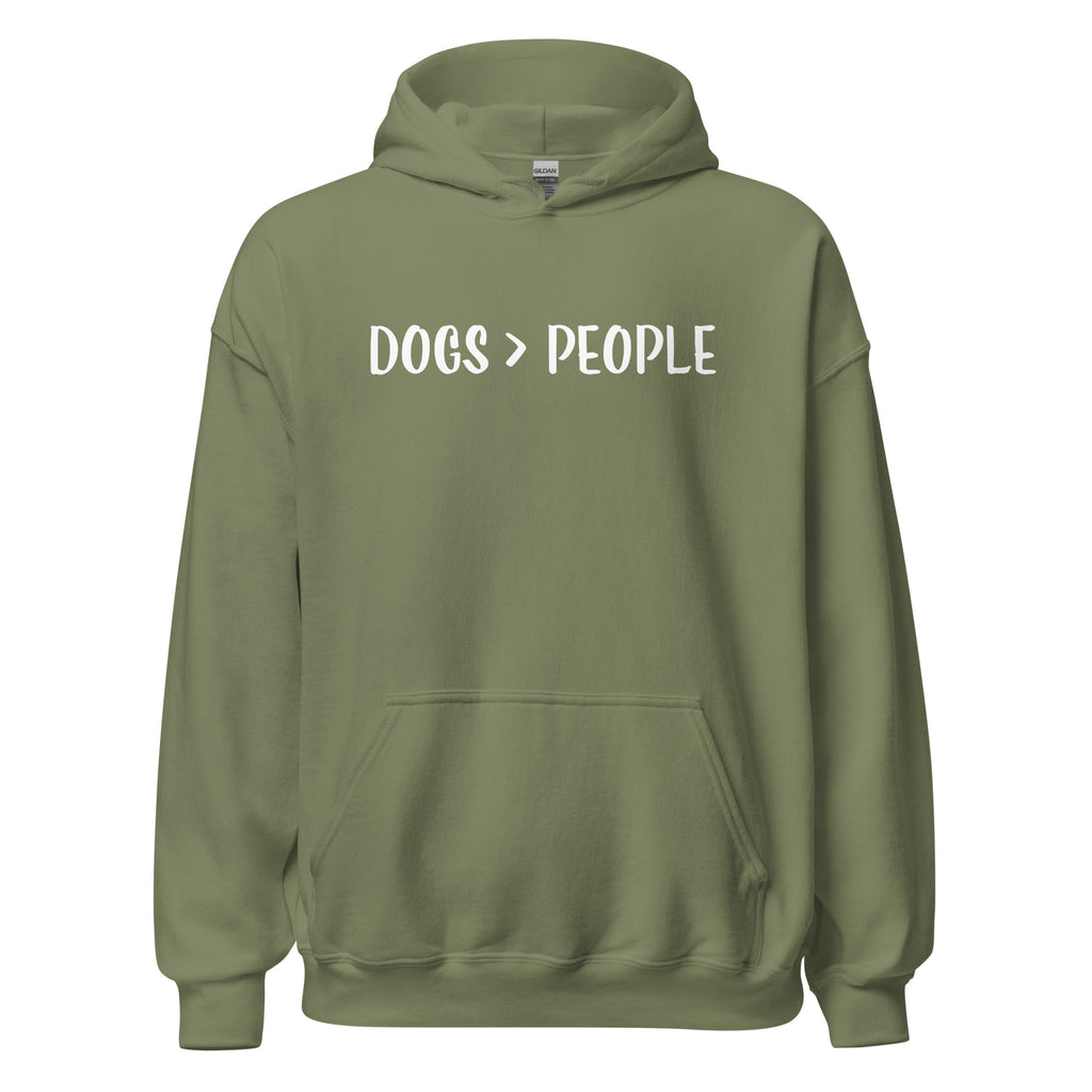 Dogs Are Greater Than People Unisex Hoodie