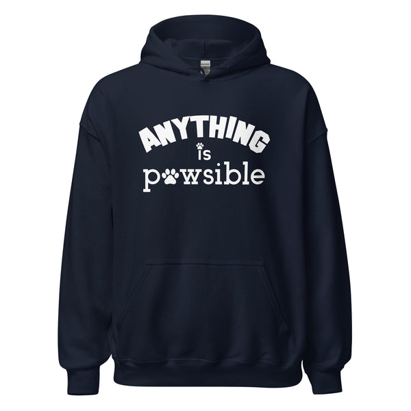 Anything Is Pawsible Unisex Hoodie