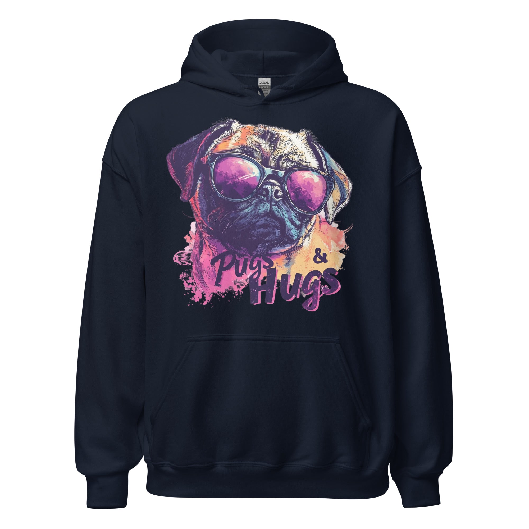 Pugs & Hugs Unisex Hoodie