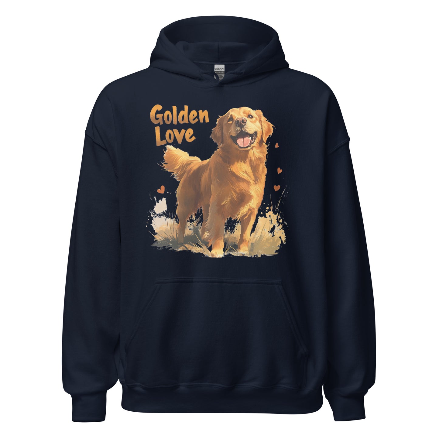Golden Retriever Love Unisex Hoodie